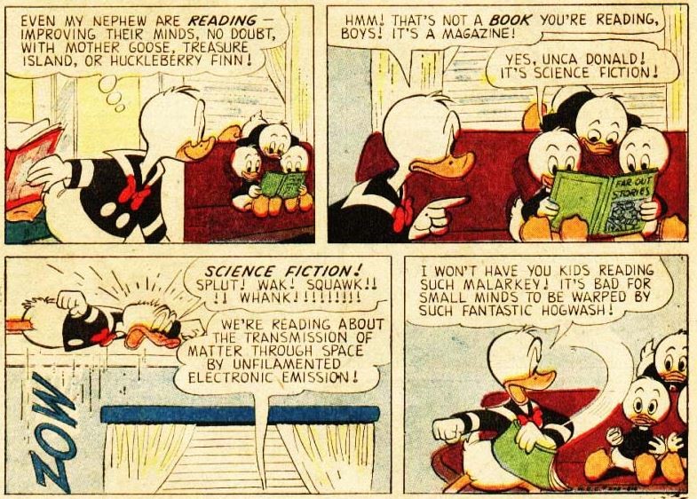 Walt Disney's Comics and Stories #249, June 1961 Stranger Than Fiction 1 panel 3-6