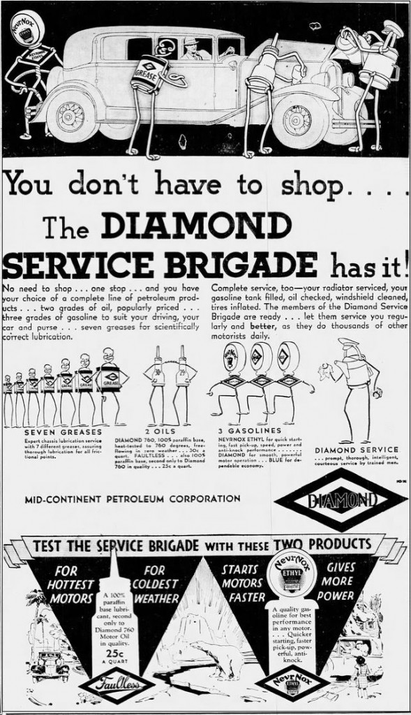 1931-10-11 Louisville Courier-Journal 18 Diamond Service Brigade