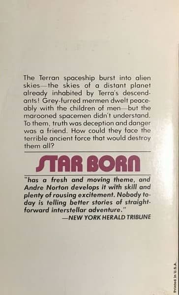 Andre Norton-Star Born-back-small