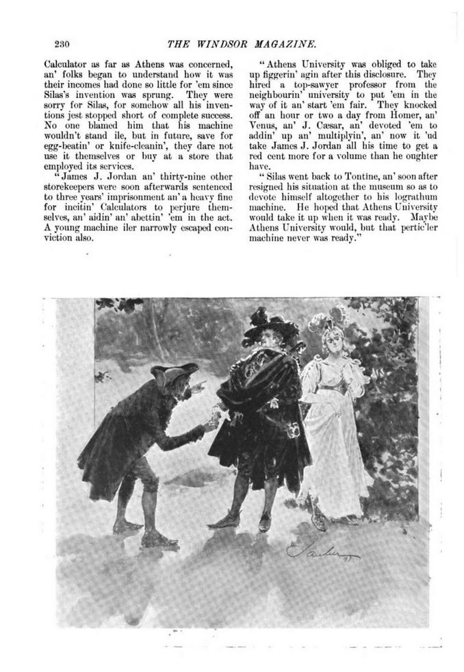 Henry A. Hering, SILAS P. CORNU'S DRY CALCULATOR, The Windsor magazine, Jan. 1898 230