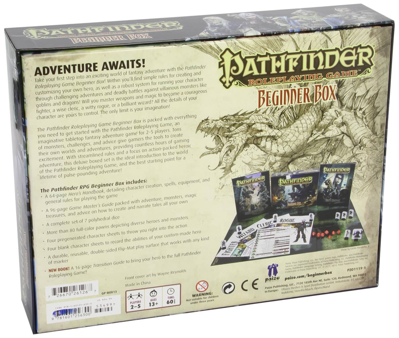 Pathfinder Стартовый Набор Вторая Редакция Купить