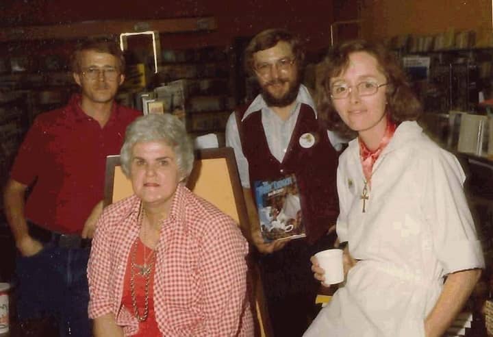 Pierce Watters, Anne McCaffrey, Warren Norwood, and Linda Sanders 1978-small