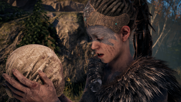 Senua with Dilion's head