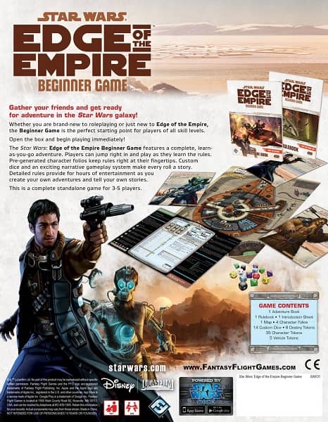 Star Wars Edge of the Empire - Beginner Game-back-small