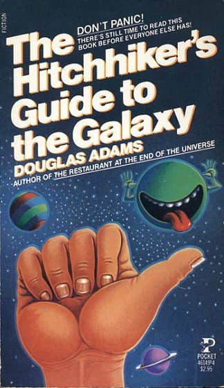 The Hitchhiker's Guide to the Galaxy Pocket Books-small