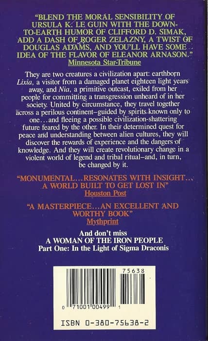 A Woman of the Iron People Part Two Changing Women-back-small