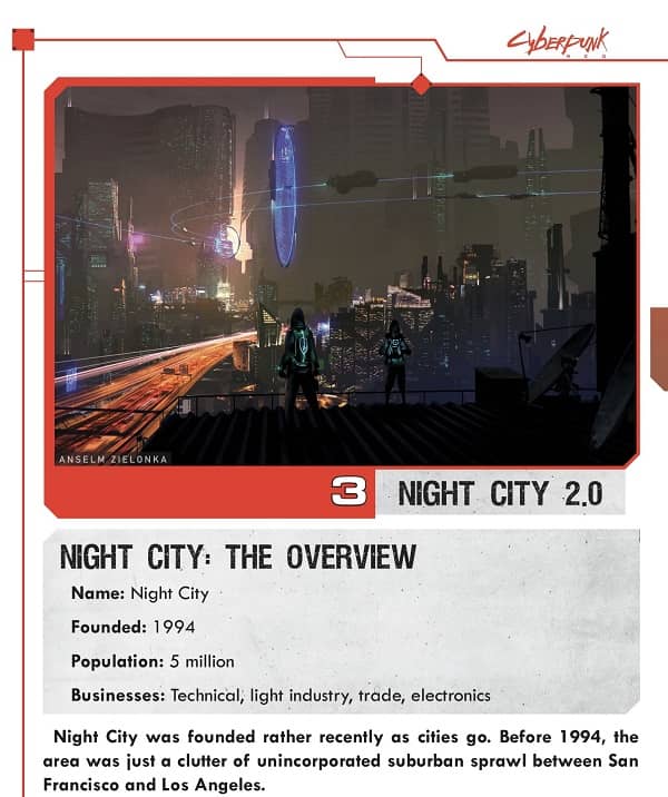 Cyberpunk Red Jumpstart Kit Night City Overview-small