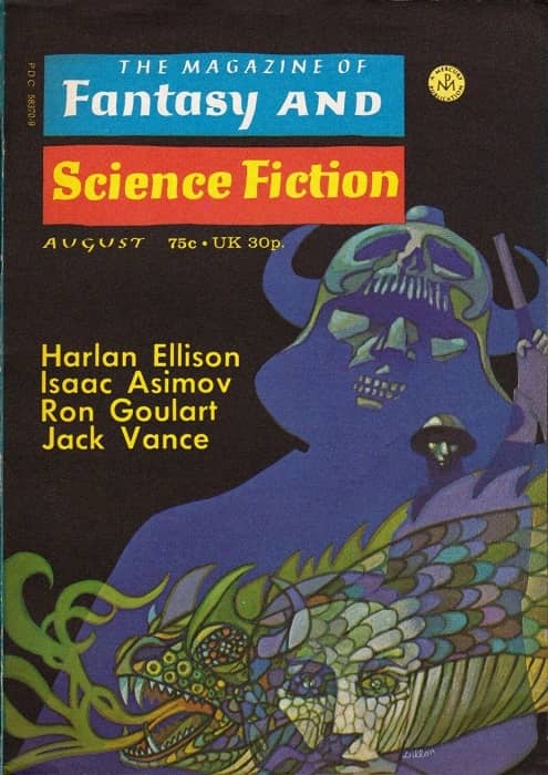 The Magazine of Fantasy and Science Fiction August 1972-small