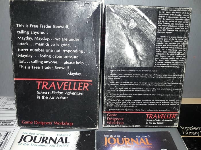 Traveller Role Playing Game closeup-small