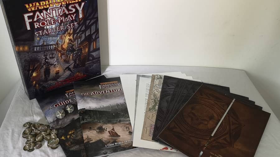 Warhammer Fantasy Roleplay Starter Set-contents-small