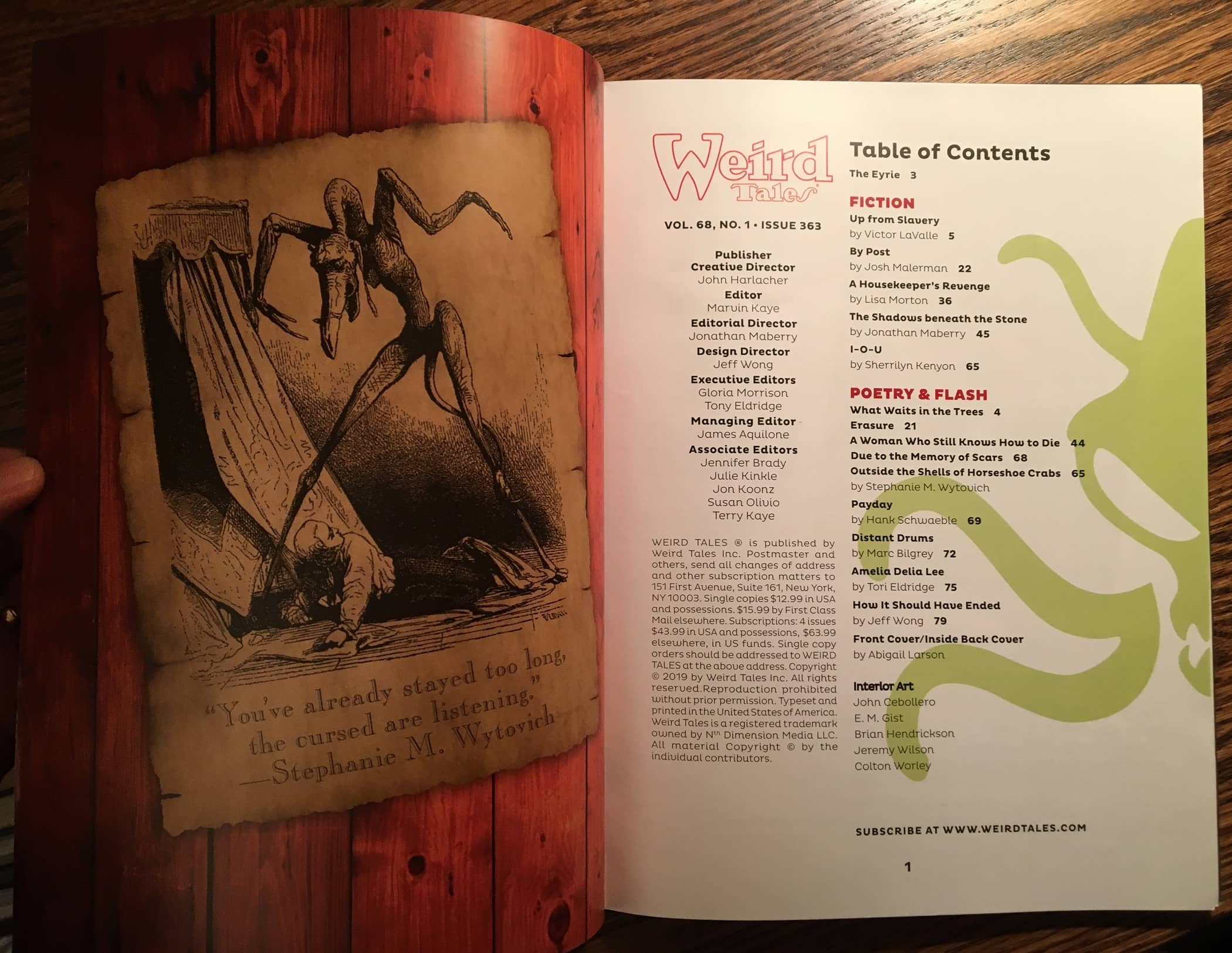 Weird Tales Magazine: A Complete List of Issues and History