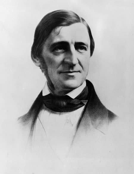 (4) Ralph Waldo Emerson. Smart man-small