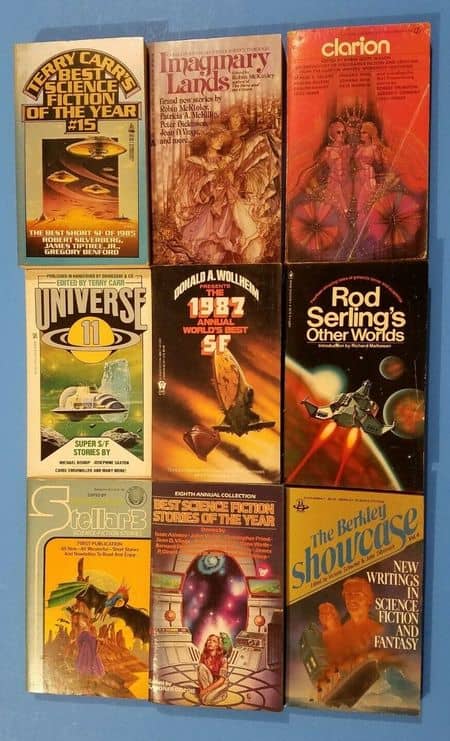 9 science fiction anthologies for $14.99-small