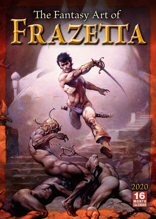 The Fantasy Art of Frazetta 2020 Calendar-small
