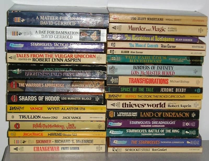 Lot of 29 SF paperbacks for $48-small