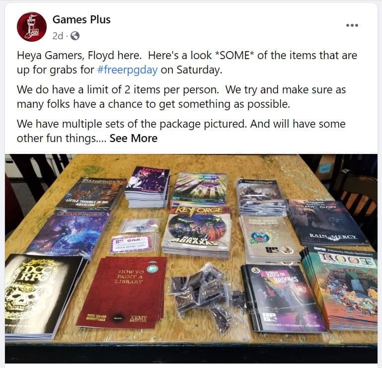 Games Plus Free RPG Day-small