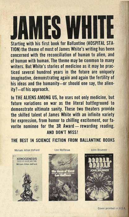 The Aliens Among Us James White-back-small