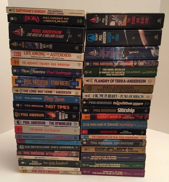 41 vintage Poul Anderson paperbacks-small