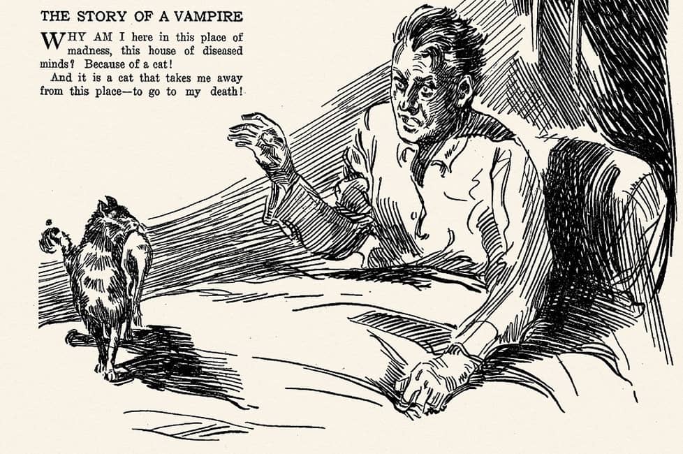 Weird Tales May 1923 Story of a Vampire-small