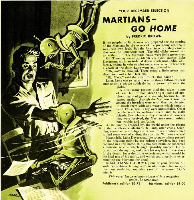 TTC 1955 11-12 Fredric Brown Martians - Go Home-small