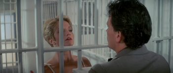 Buckaroo Banzai visits Penny Priddy in jail.